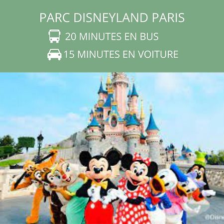 Coeur De Ville Avec Parking+Gare A Proximite De Disney Et Paris Lagny Eksteriør bilde