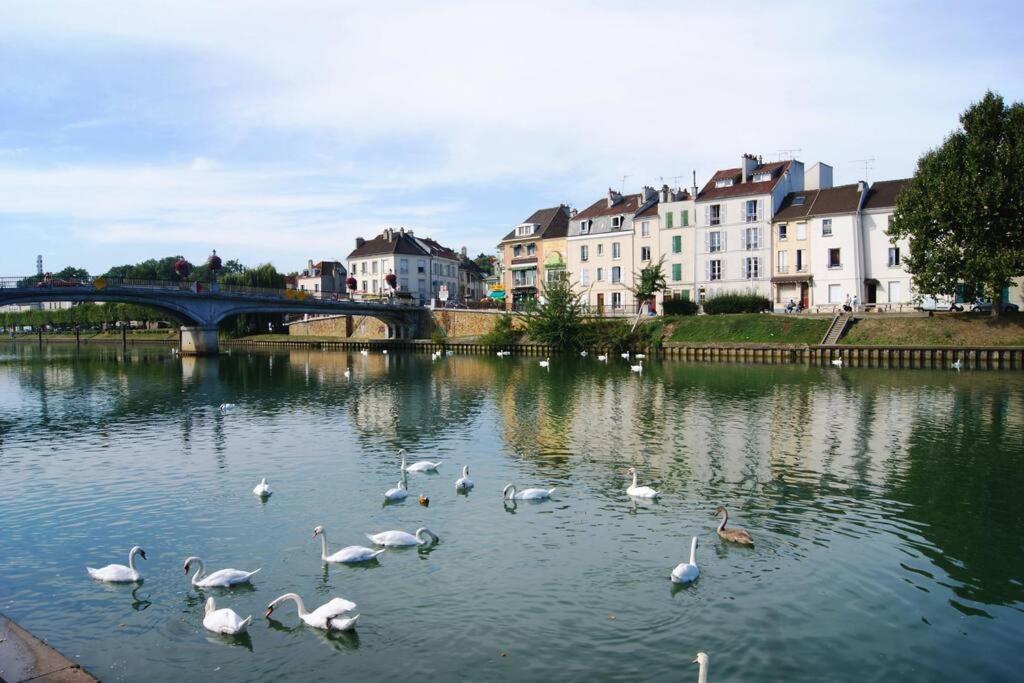 Coeur De Ville Avec Parking+Gare A Proximite De Disney Et Paris Lagny Eksteriør bilde